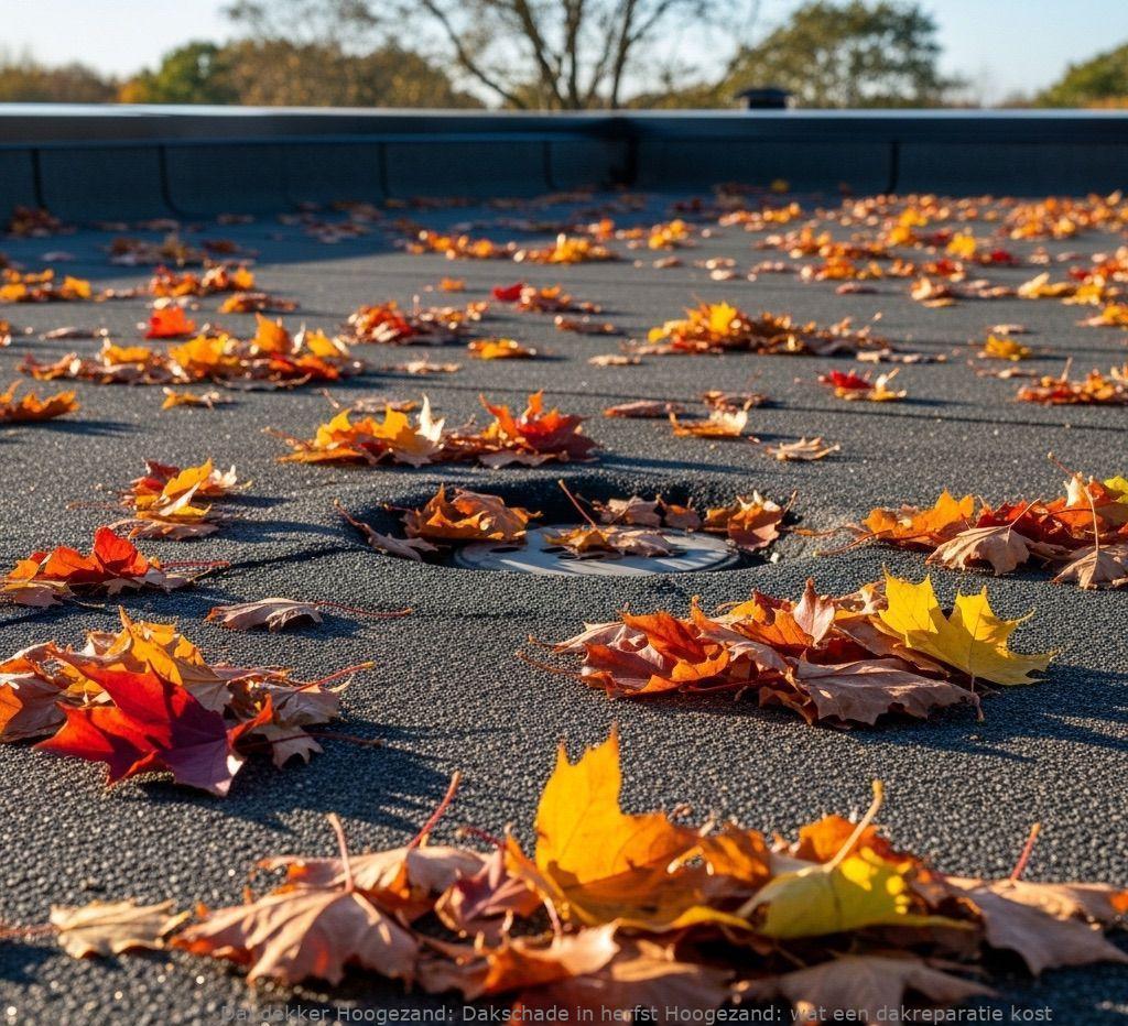 Dakschade In Herfst Hoogezand